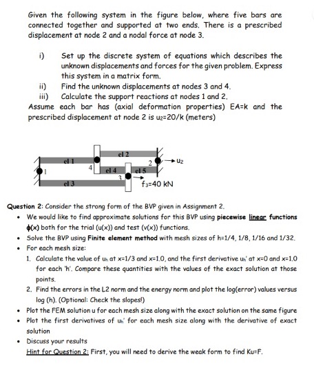 Solved Given the following system in the figure below, where | Chegg.com