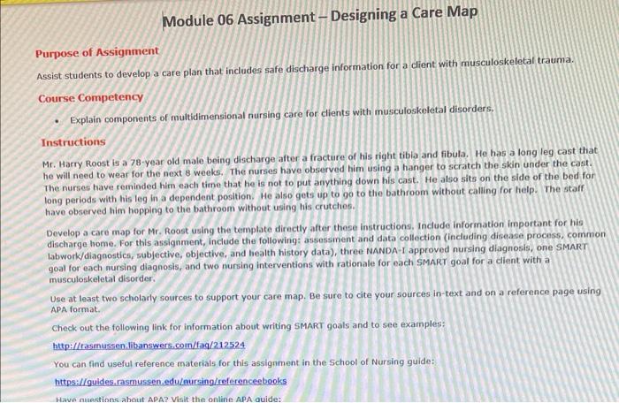 Purpose of Assignment Assist students to develop a | Chegg.com