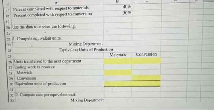 Solved Process Costing using the Weighted Average Method 1. | Chegg.com
