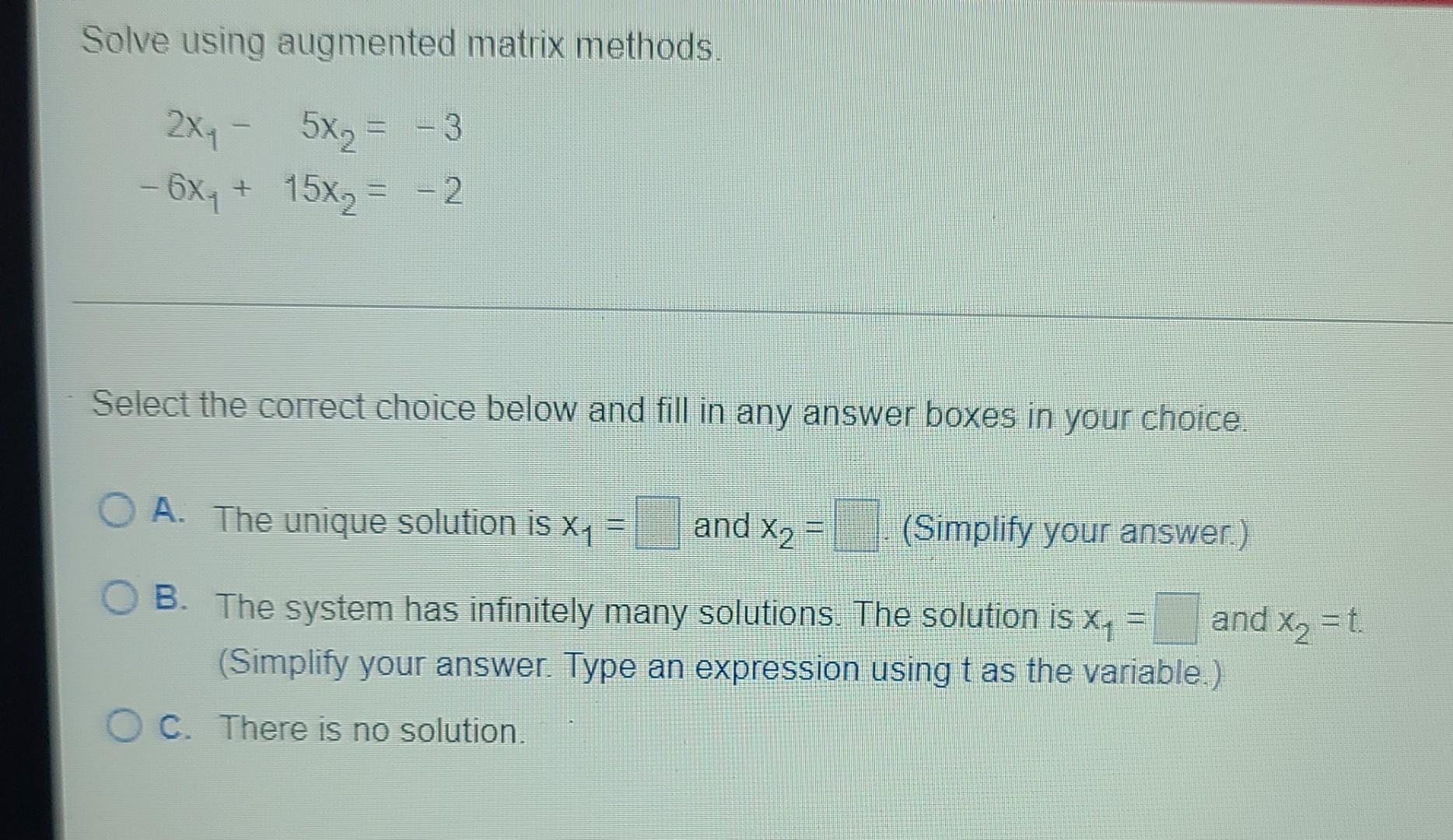 solved-solve-using-augmented-matrix-methods-2x4-5x2-3-chegg