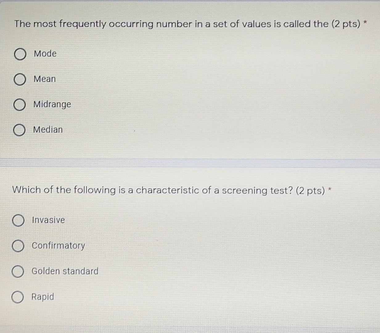 Solved The Most Frequently Occurring Number In A Set Of Chegg