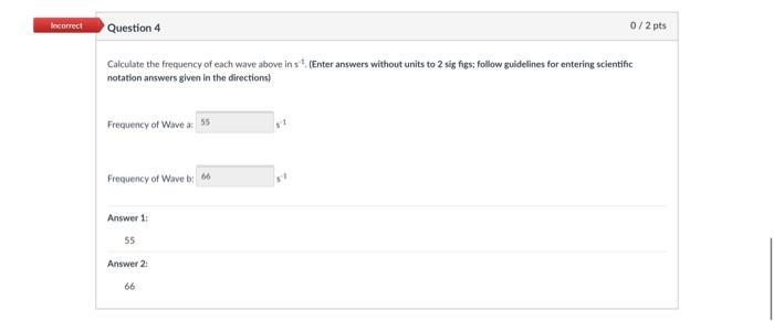Solved Consider the two waves below representing | Chegg.com