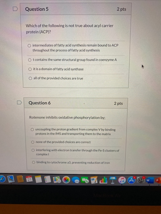 Solved Question 5 2 pts Which of the following is not true | Chegg.com