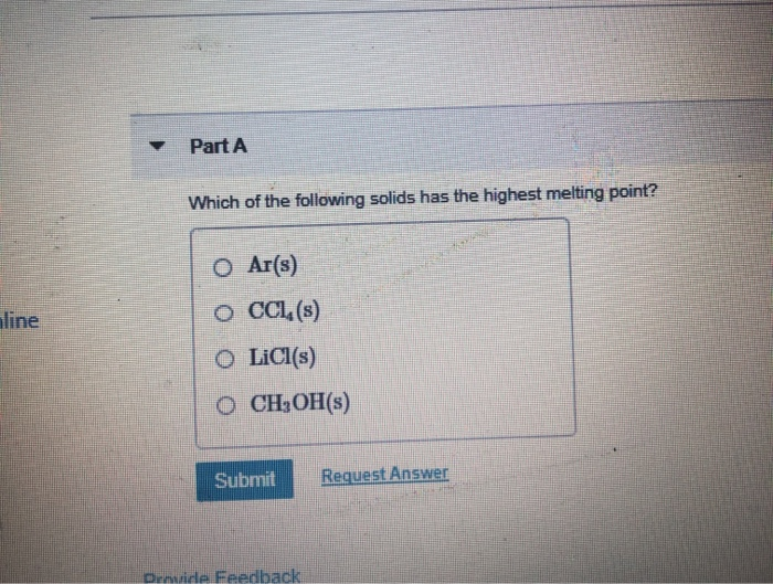 solved-part-a-which-of-the-following-solids-has-the-highest-chegg