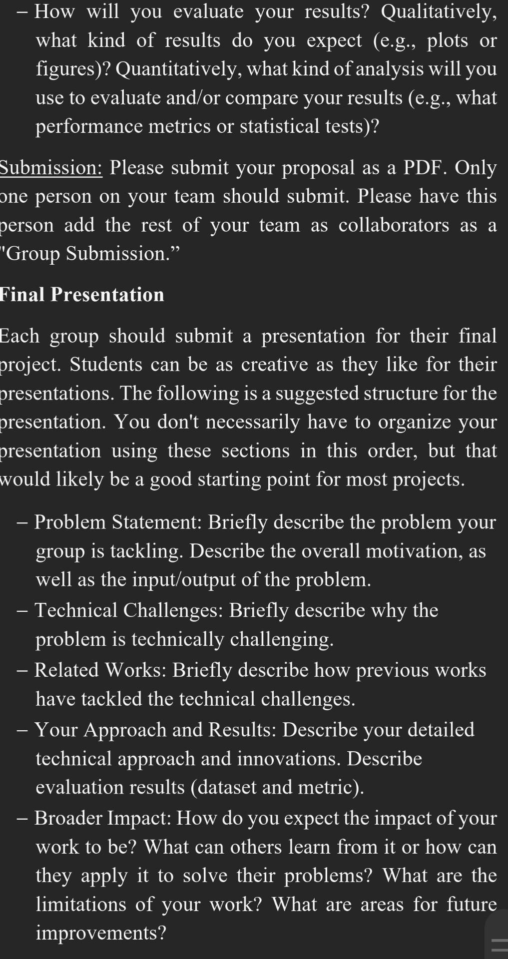 Programming Techniques in AI Final Project The Course | Chegg.com