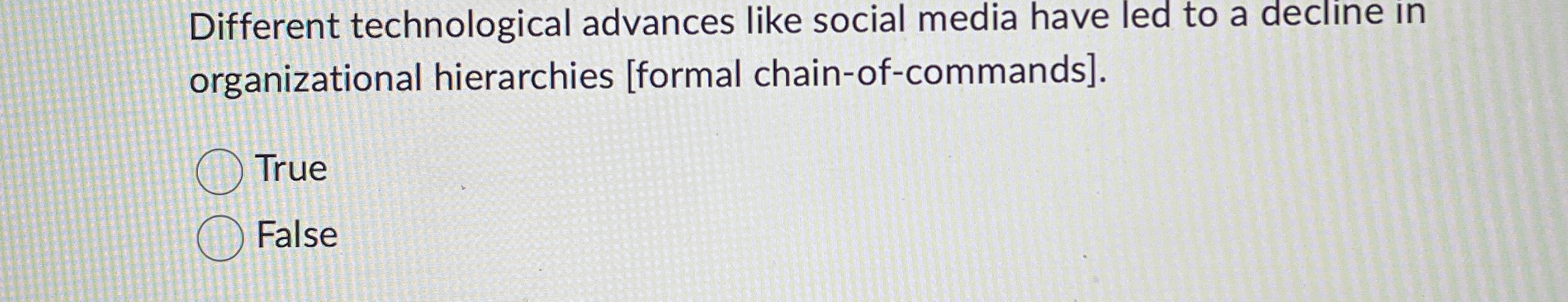 Solved Different technological advances like social media | Chegg.com