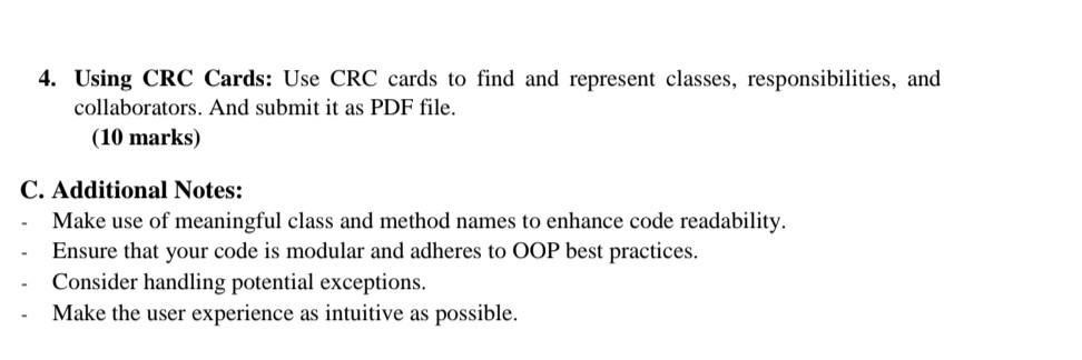 Solved Assignment Title: Library Management System A. | Chegg.com