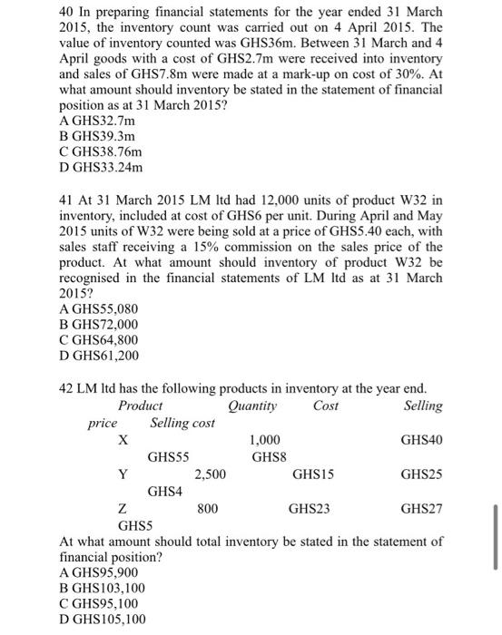 Solved 29 In case of property held under an operating lease