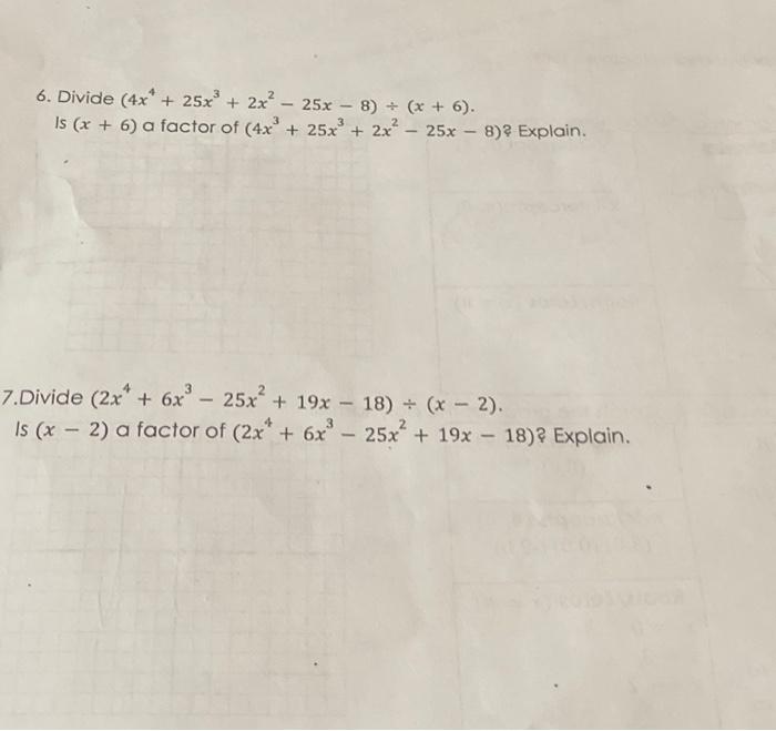 54 16 divided by 4 5 2 6 x 8