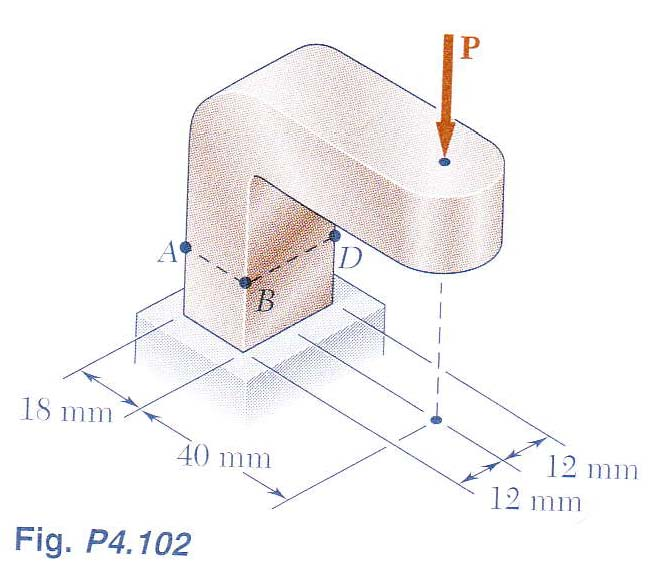 Solved Knowing That The Magnitude Of The Vertical ForceP Is | Chegg.com