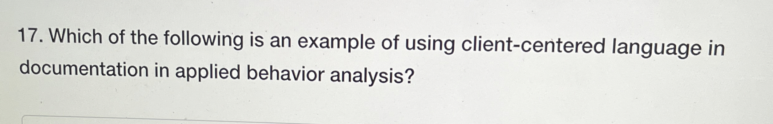 Solved Which of the following is an example of using | Chegg.com