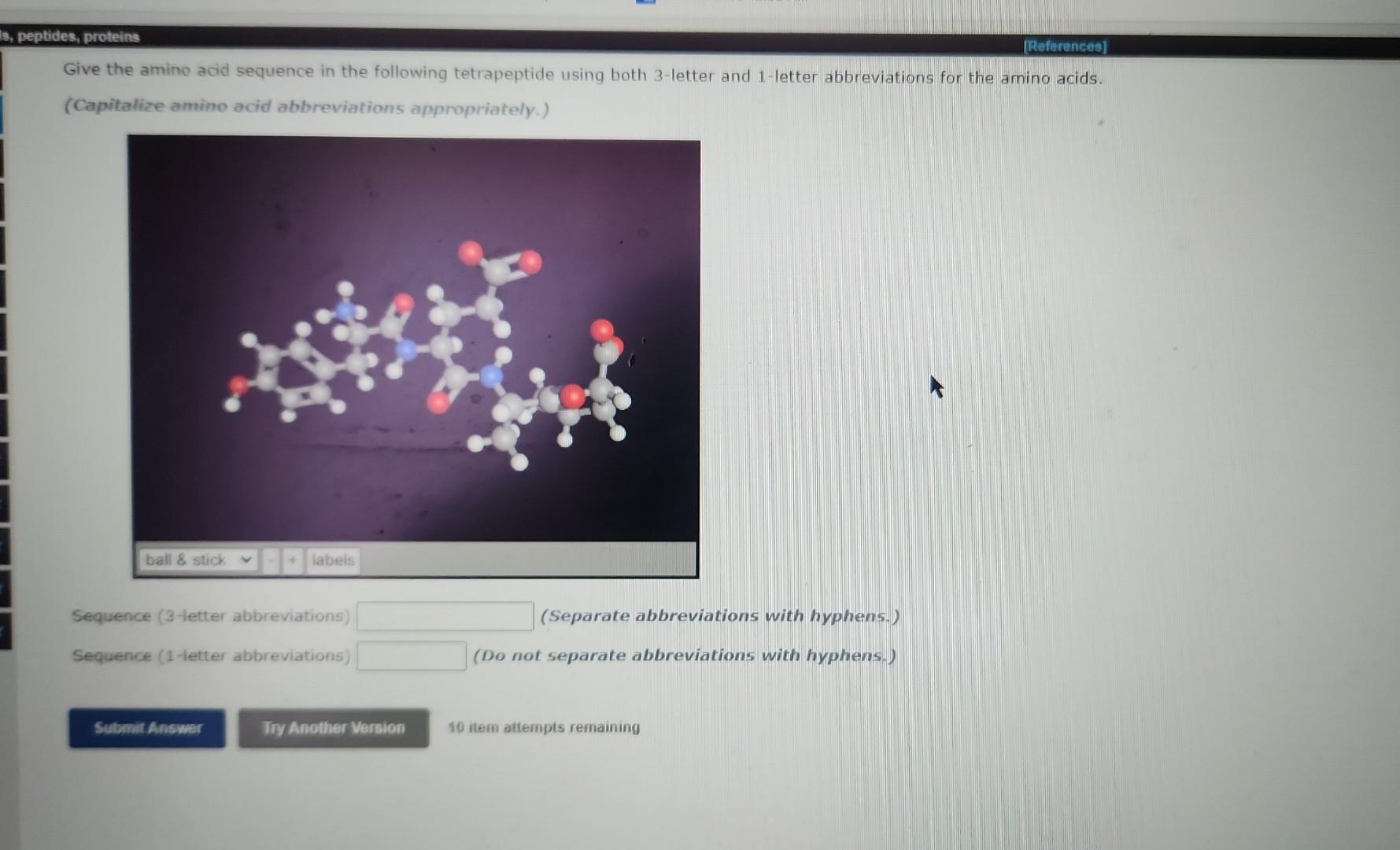 Solved Give the amino acid sequence in the following | Chegg.com