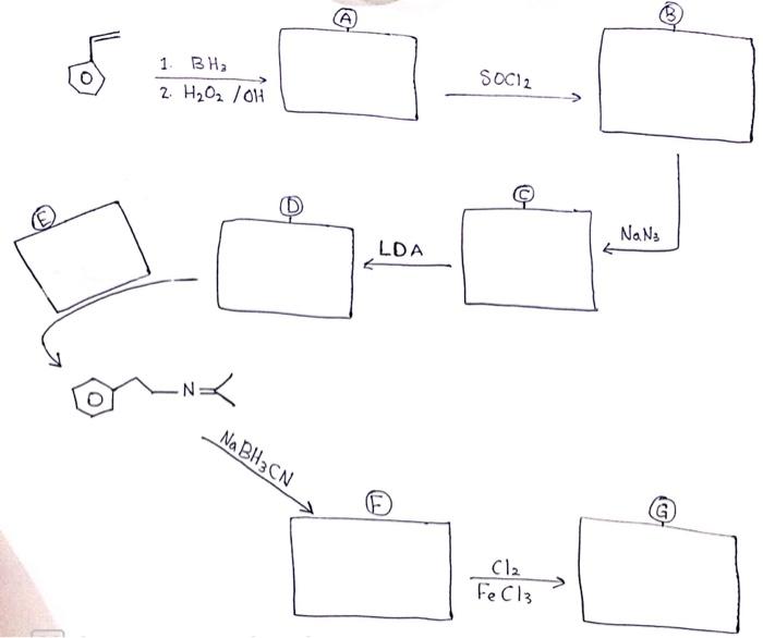 Solved 8 0 1 Bh 7 H2o2 Joh Sdc12 C Na Ng Lda N人 Na Bh3cn Chegg Com