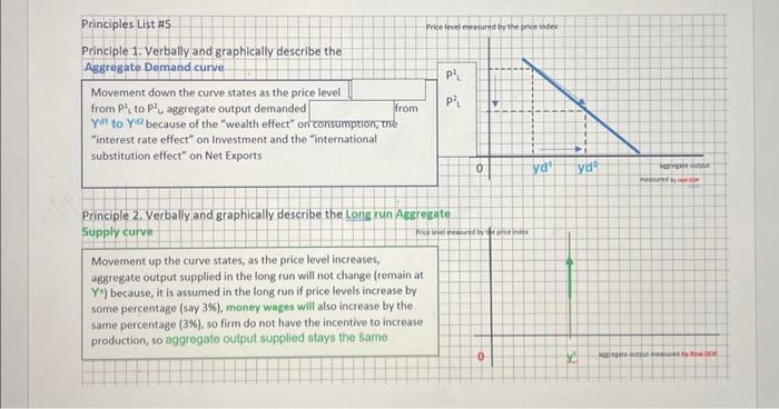 Solved Movement up the curve states, as the price level | Chegg.com