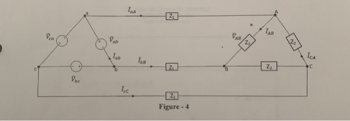 Solved D. Refer to Figure 4. This three-phase system is | Chegg.com