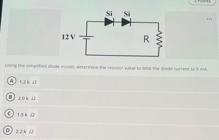 Solved Using The Simplified Diode Model, Determine The | Chegg.com