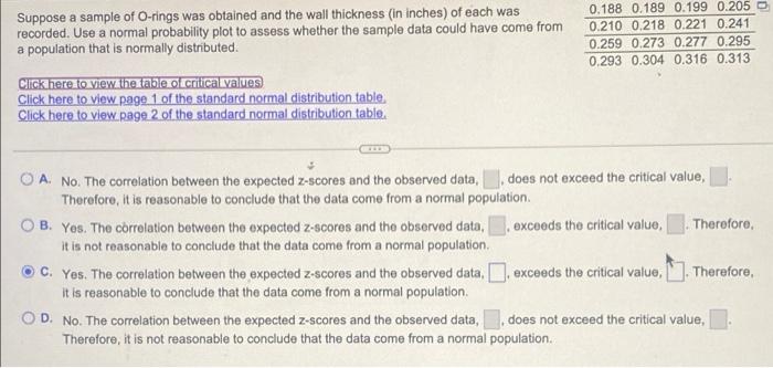 Solved Table of critical values Sample Size, n Critical | Chegg.com