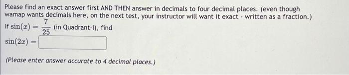 Solved Please find an exact answer first AND THEN answer in | Chegg.com
