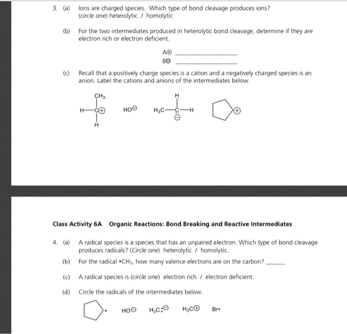 Solved 3. (a) lons are charged species. Which type of bond | Chegg.com