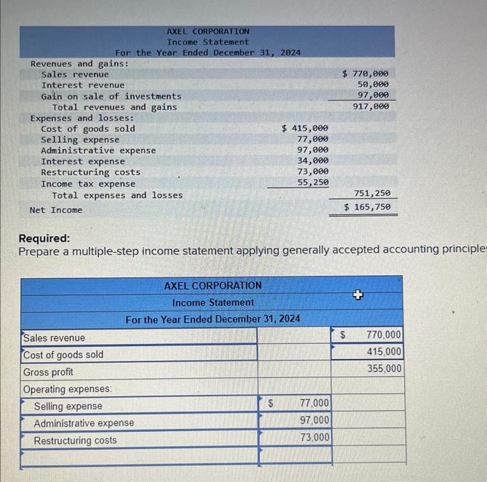 solved-required-prepare-a-multiple-step-income-statement-chegg