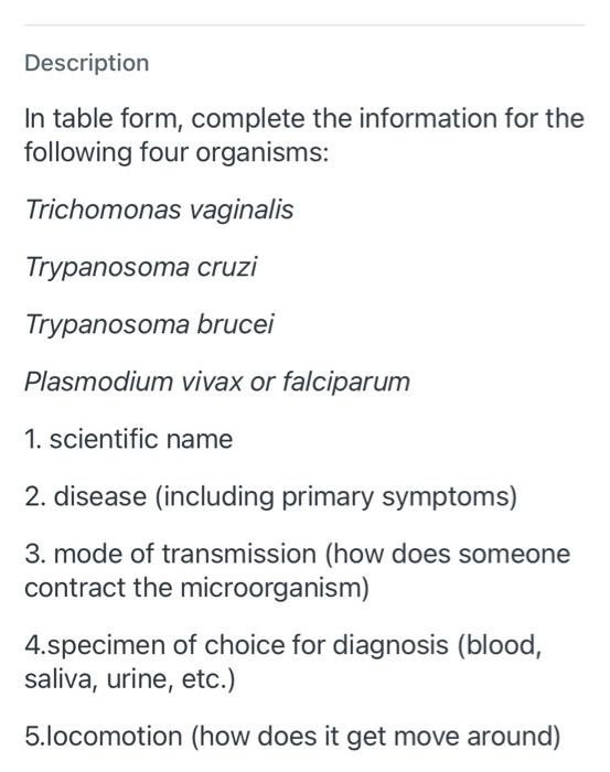 trypanosoma brucei symptoms