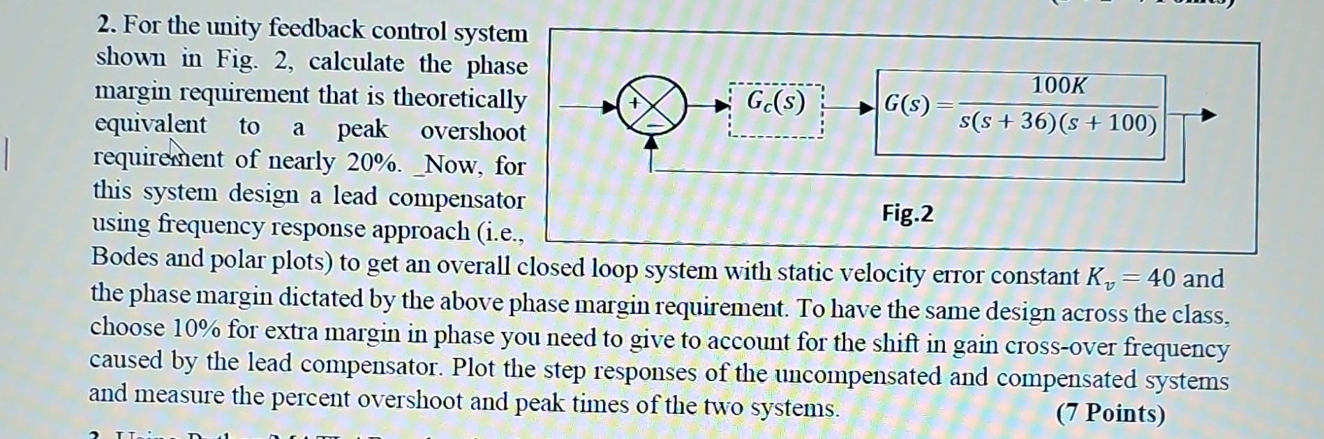 Solved Bodes and polar plots) to get an overall closed loop | Chegg.com
