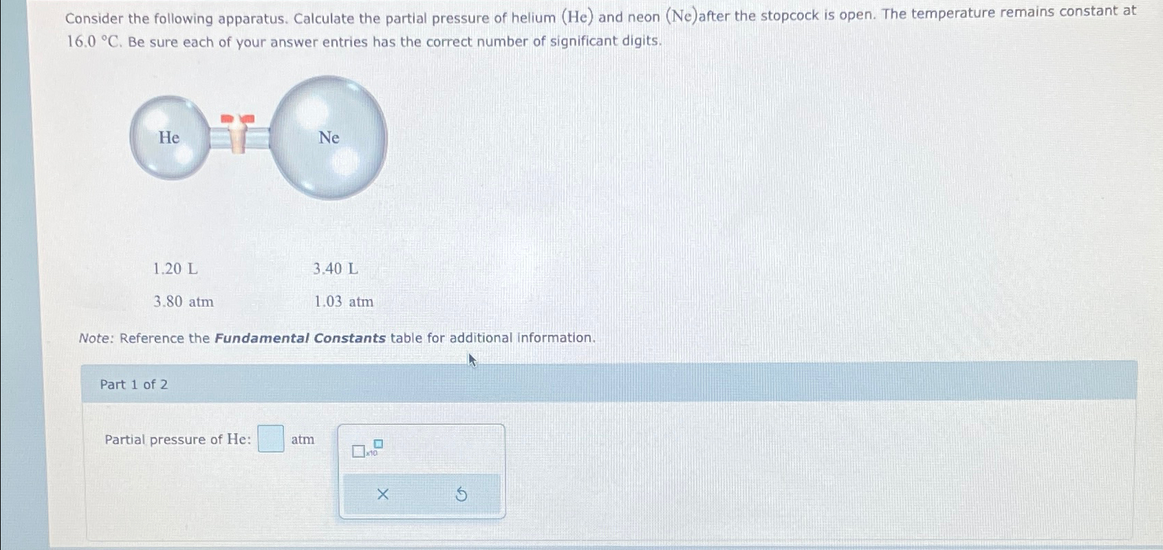 Consider The Following Apparatus Calculate The