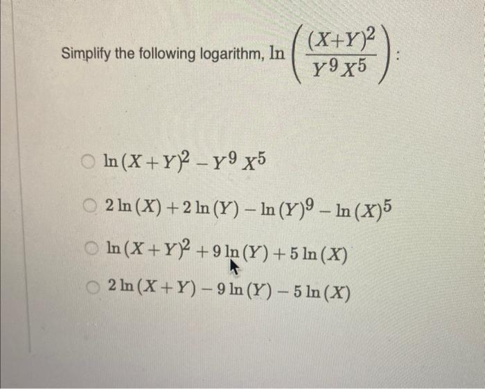 y ln x 2 )- 5x 13