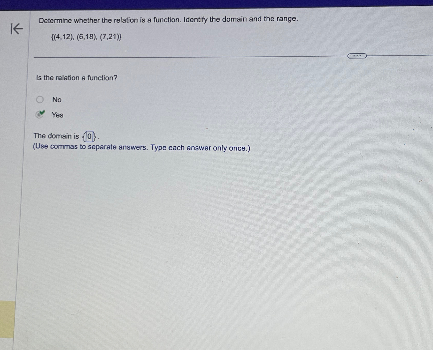 Solved Determine whether the relation is a function. | Chegg.com