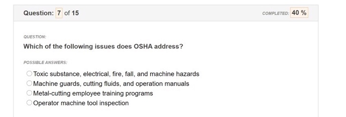 Unit 1 Quizdocx Question 1 2 Out Of 2 Points Osha39 Selected Answer