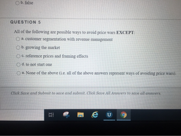 Solved B. False QUESTION 5 All Of The Following Are Possible | Chegg.com