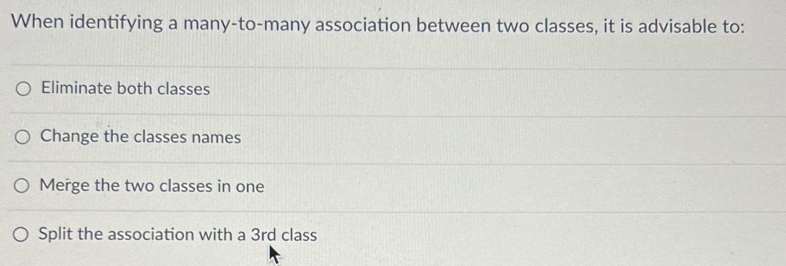 Solved When Identifying A Many-to-many Association Between | Chegg.com