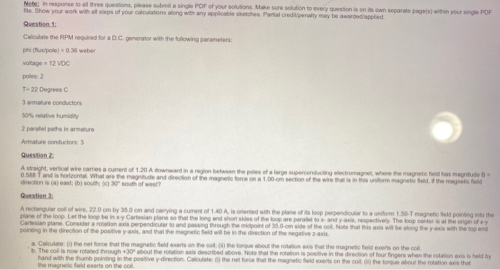 Solved Note: In response to all three questions, please | Chegg.com