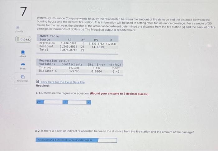 Solved d-1. Determine the correlation coefficient. (Round | Chegg.com