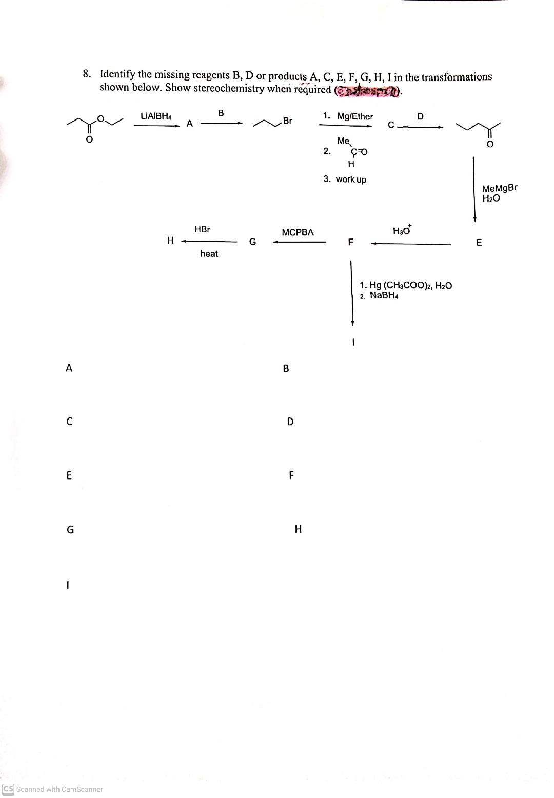 Solved 4. Explain The Stereochemistry Of The Following | Chegg.com