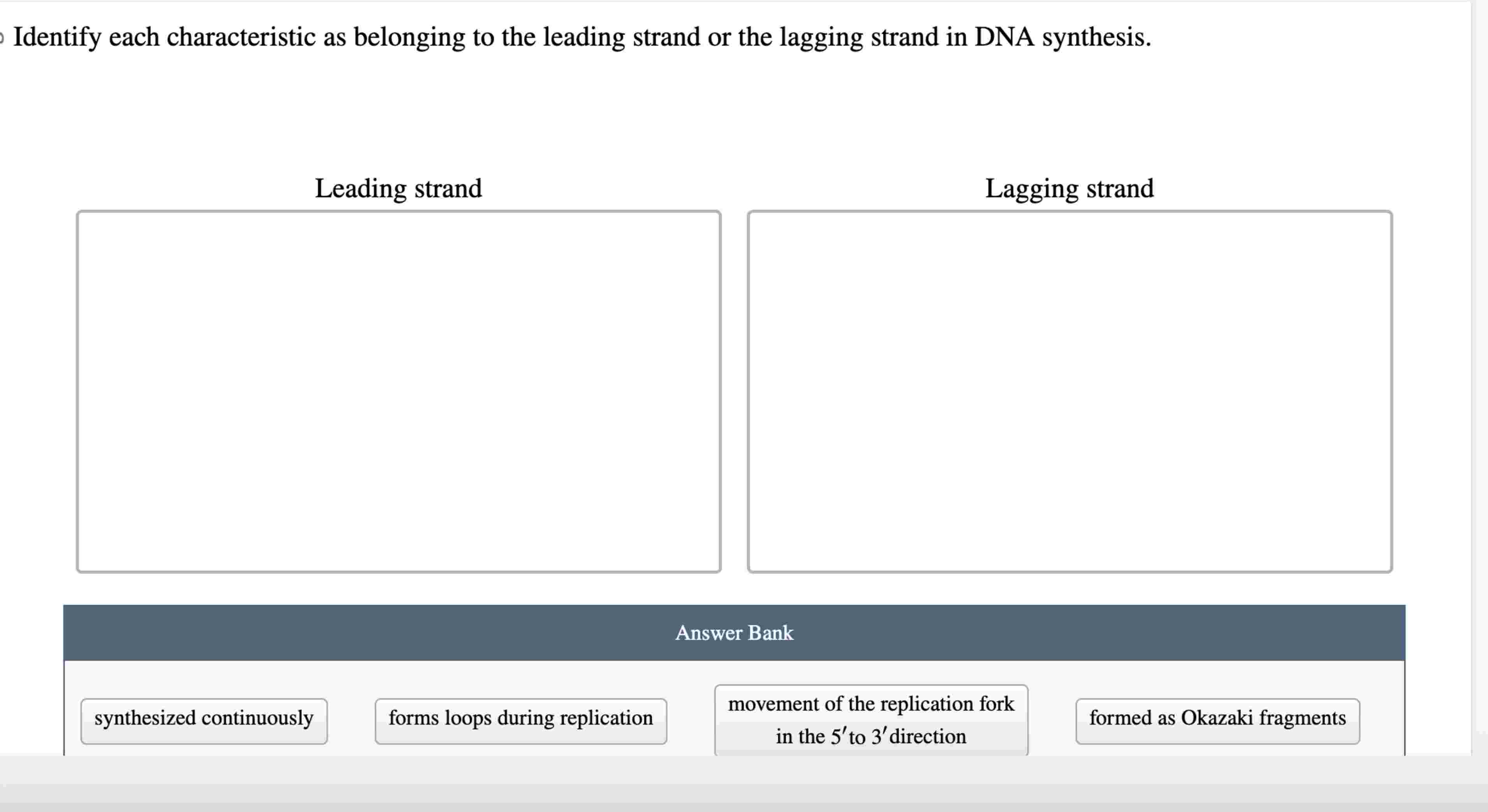 Solved Identify each characteristic as belonging to the | Chegg.com