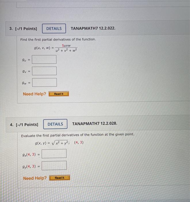 Solved 3 1 Points Details Tanapmath7 12 2 022 Find Chegg Com