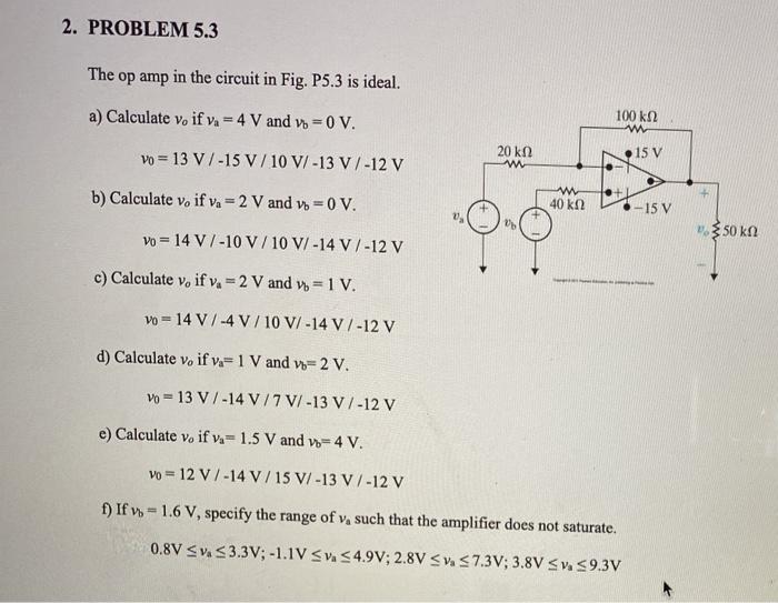 Solved 1. PROBLEM 5.2 10 ΚΩ Find i, in the circuit in Fig. | Chegg.com