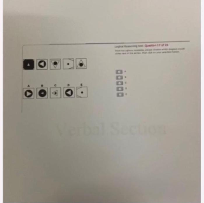 Solved Practise Logical Reasoning Test: Question 3 Of 8 | Chegg.com