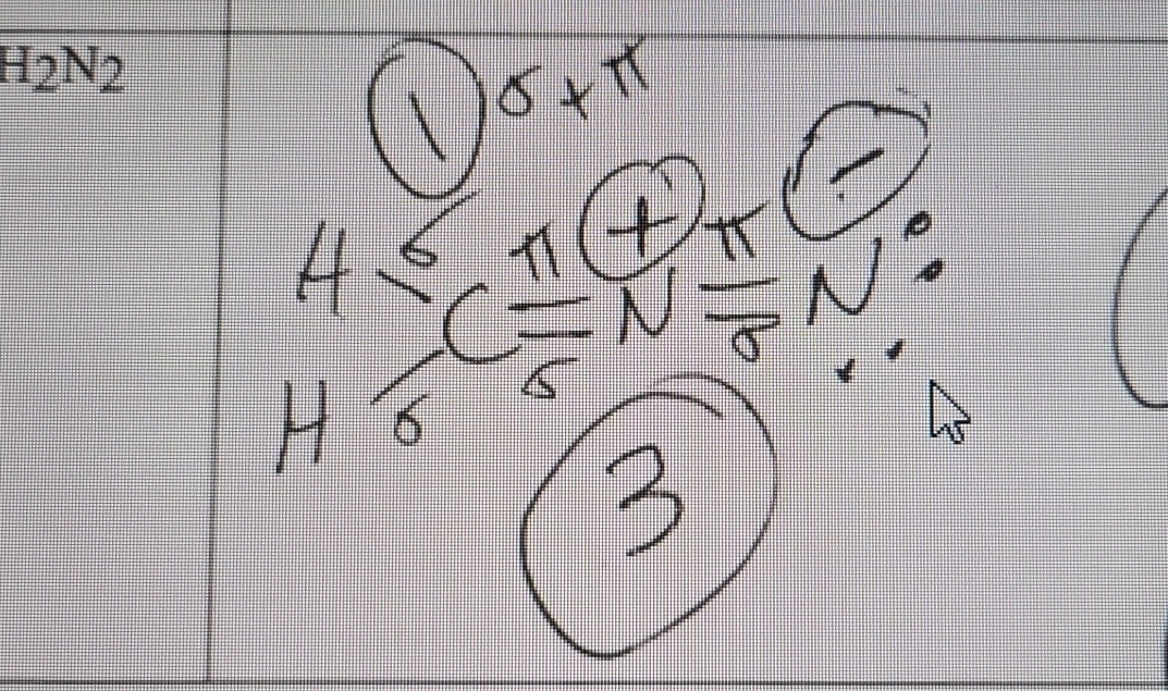 Solved CH2N2 ﻿what is the Hybridization of N. ﻿The answer | Chegg.com