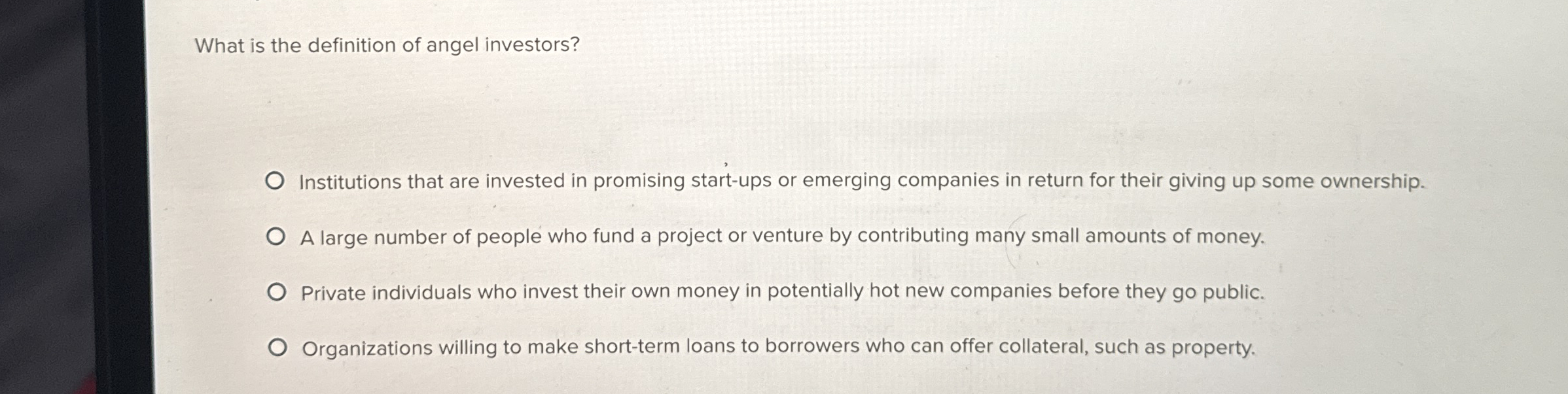 Solved What is the definition of angel