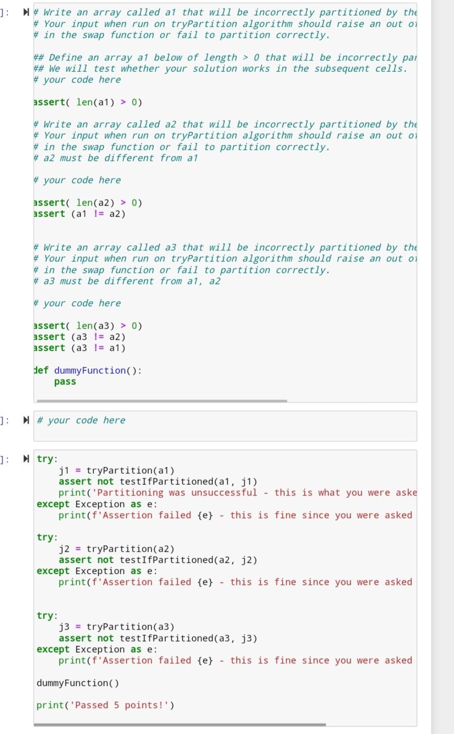 Solved ]: # Write an array called al that will be | Chegg.com
