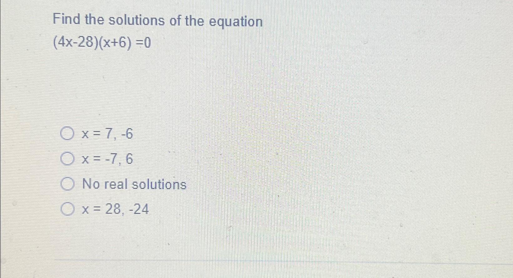 Solved Find the solutions of the | Chegg.com
