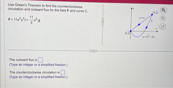 Solved Use Green's Theorem to find the counterclockwise | Chegg.com