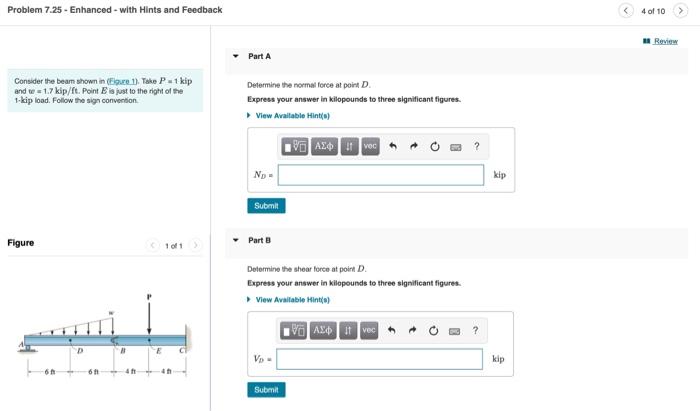 Solved Problem 7.25 - Enhanced - with Hints and Feedback 4 | Chegg.com