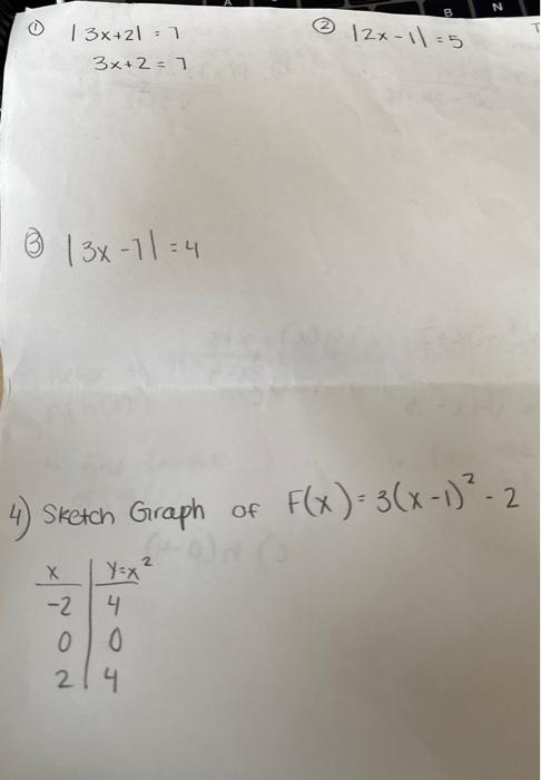 3 left(1-3 x right)=2 left(-4x 7 right)