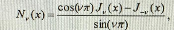 Solved Using the following definition of the Neumann | Chegg.com