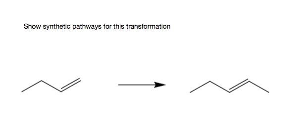 Solved Show synthetic pathways for this transformation | Chegg.com