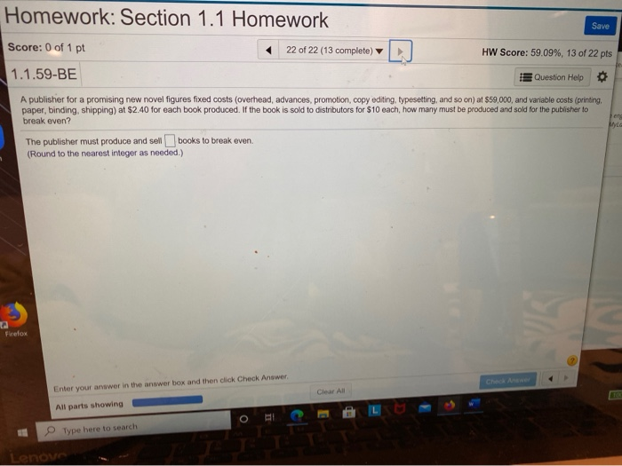 Solved Homework: Section 1.1 Homework Save Score: 0 of 1 pt | Chegg.com