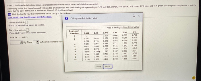 Solved Conduct the hypothesis test and provide the best | Chegg.com